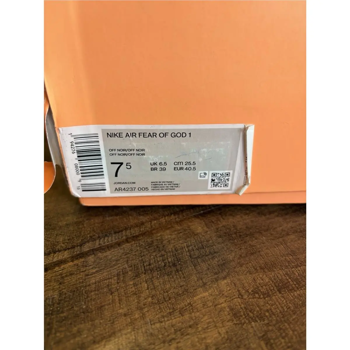 Nike shoes - Nike Air Fear of God - AR4237-005 - Black 12