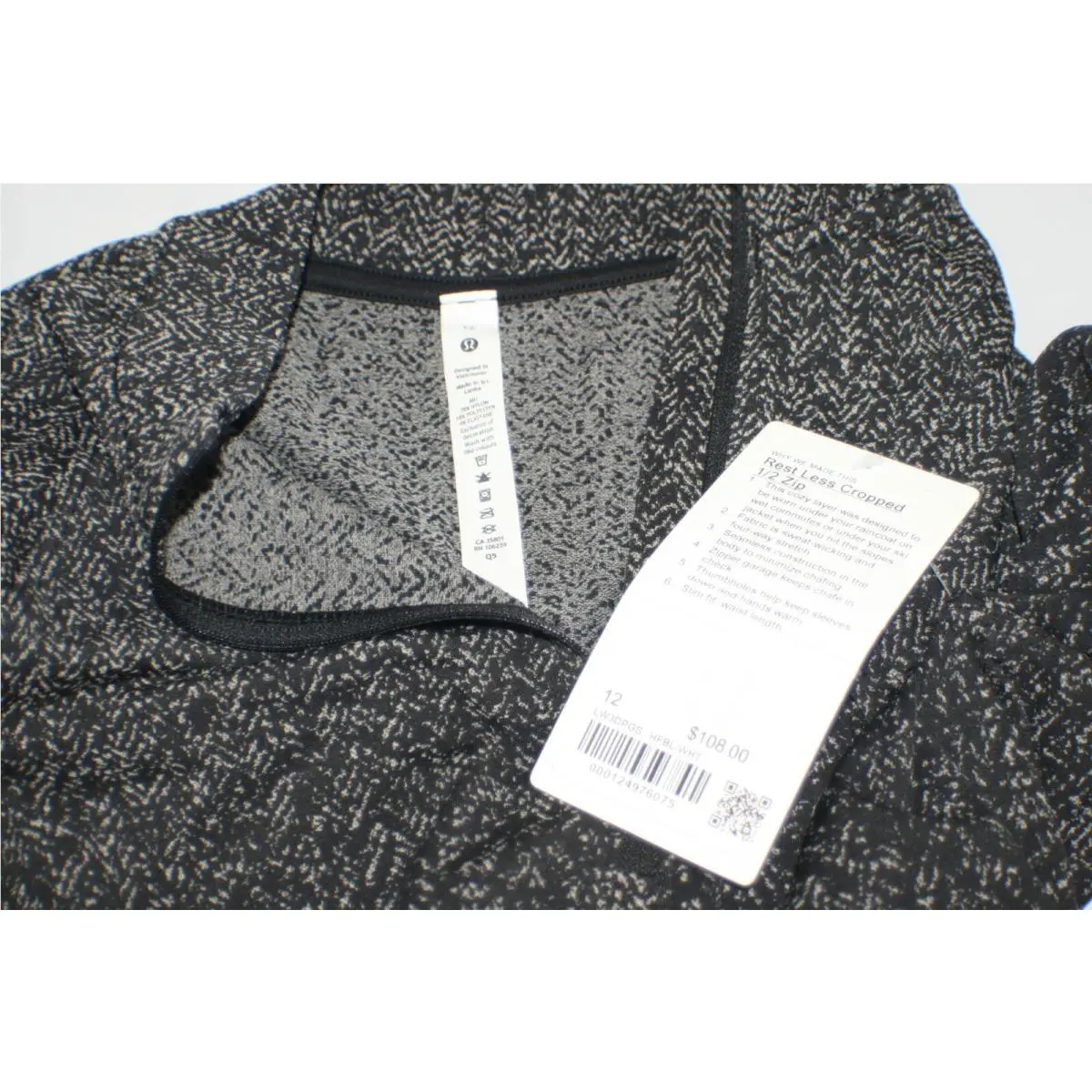 Lululemon clothing - Black & White 3