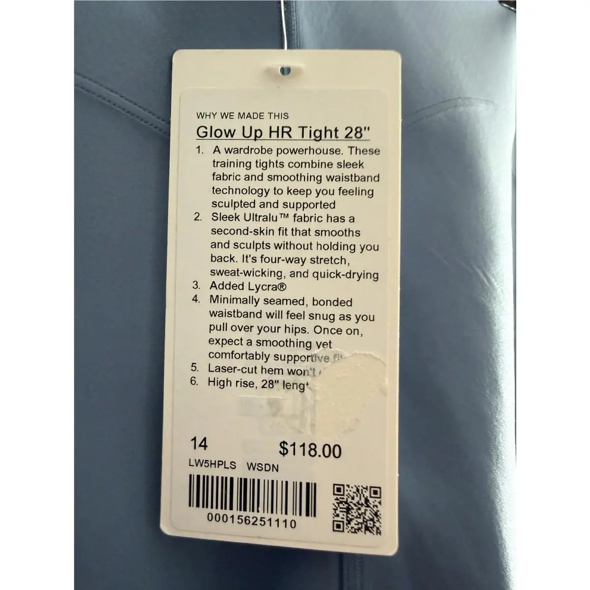 Lululemon clothing - Washed Denim 1