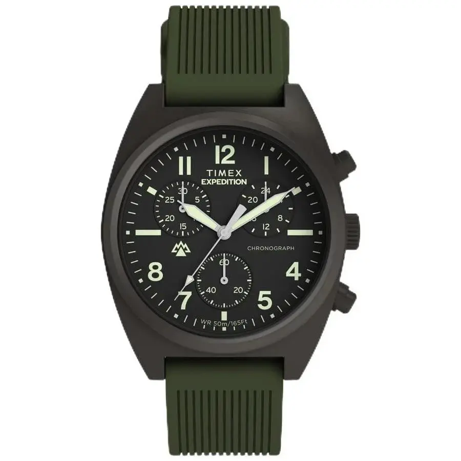 Men`s Timex Expedition North Capstone Green Chronograph Watch TW2Y61100