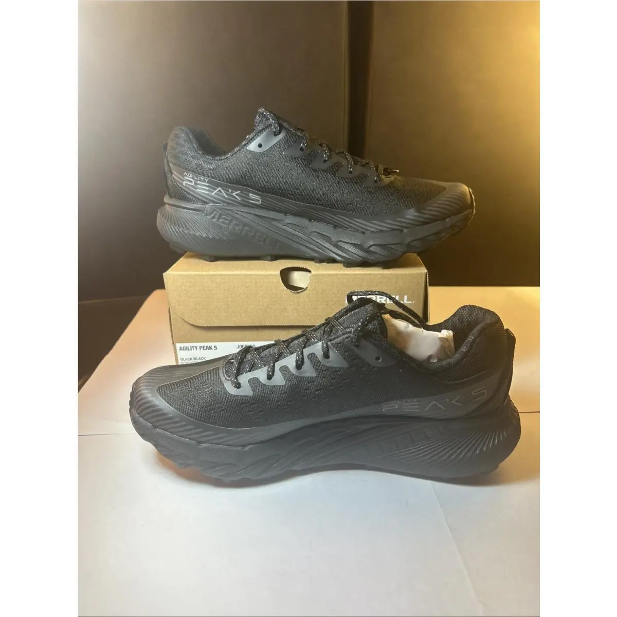 Merrell shoes - Agility Peak 5 - Agility Peak - J068090 - Black (UPC: 0195019501065) 0