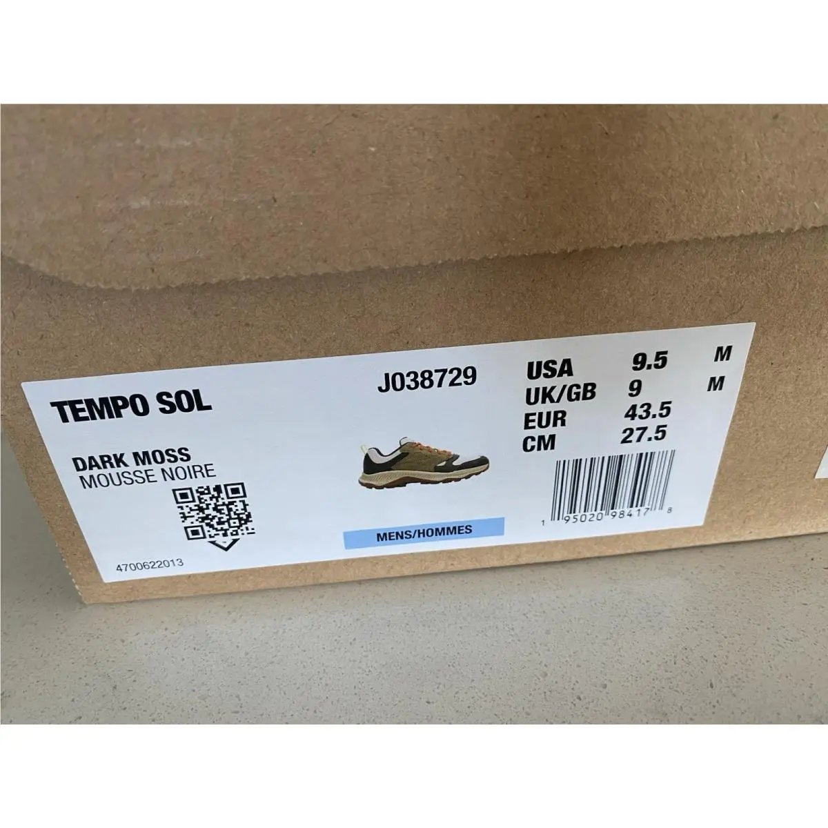 Merrell shoes - Merrelll Tempo Sol - Tempo Sol - Dark Moss 3