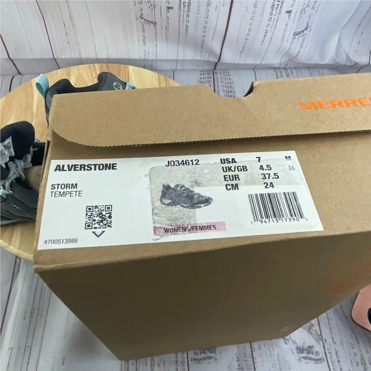 Merrell shoes - Merrell Alverstone - Alverstone - Gray (UPC: 194713173905) 8