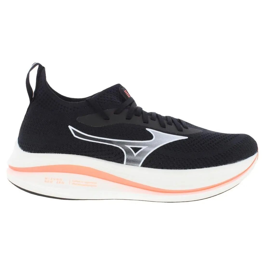 Mizuno shoes - Black/White/Fiery Coral 3