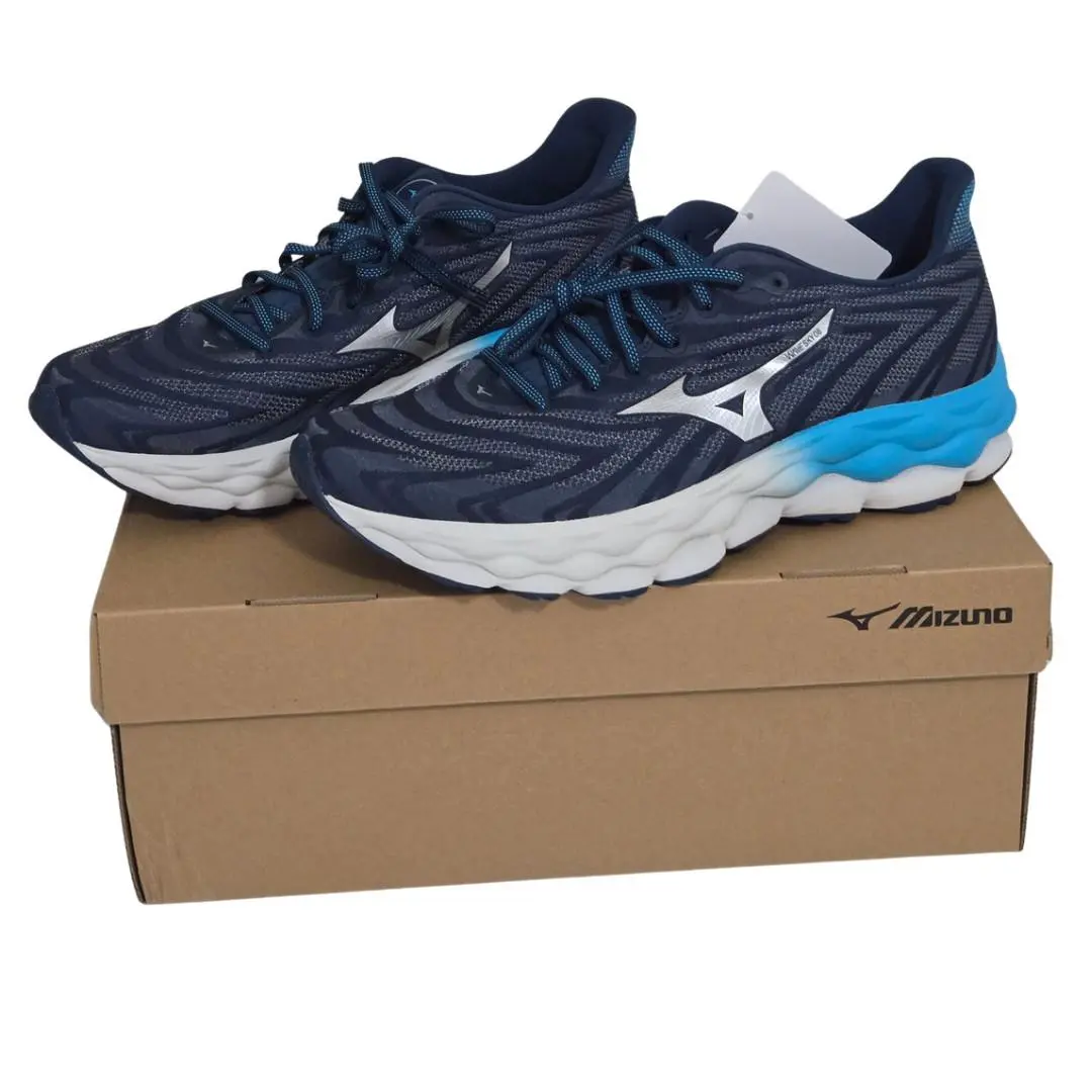 Mizuno shoes - Wave Sky 8 - Wave Sky - Blue (UPC: 889961670084) 4