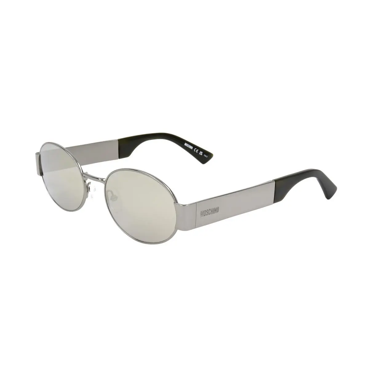 Unisex 55mm Ruthenium Sunglasses MOS185-S-6LB-55 by Moschino