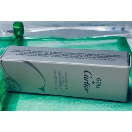1 pc x Eau De  Rechageable Edt Size 1.5 ml Box Gwp 100 % by Cartier