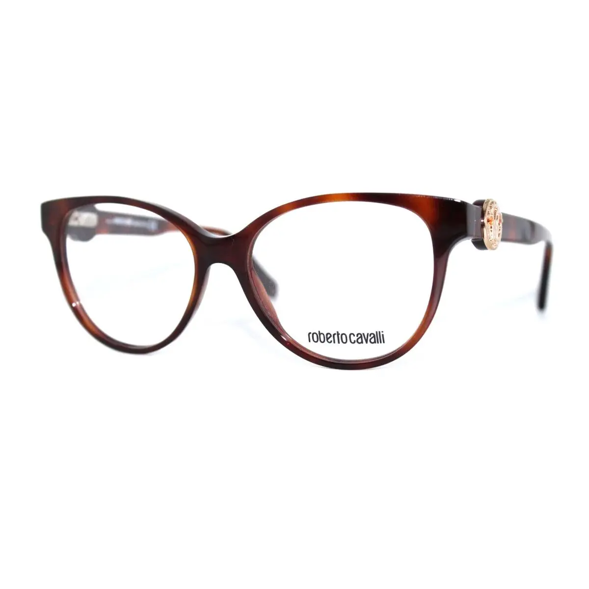 Figline 5047 052 Havana Eyeglasses Frames W/case by Roberto Cavalli