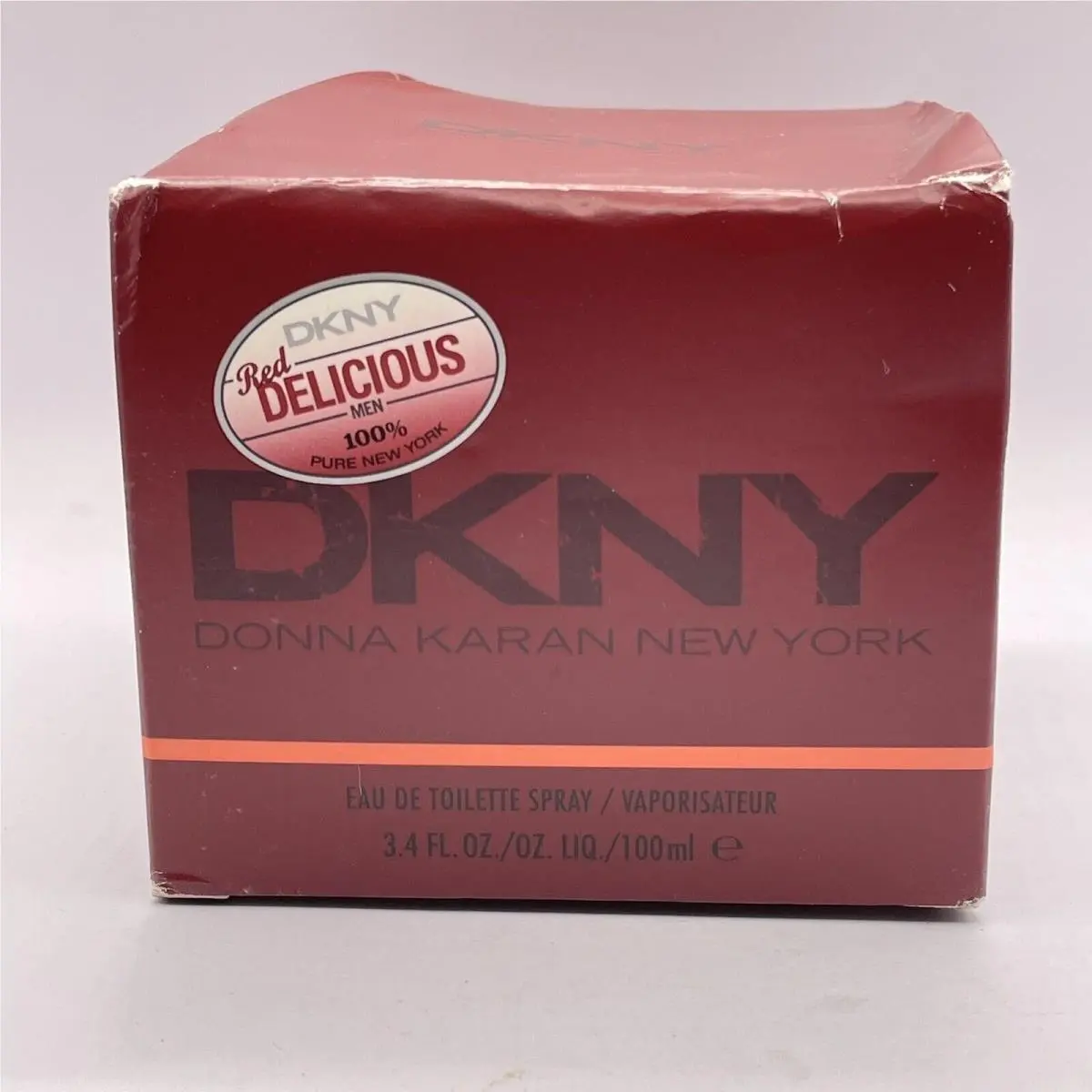 Red Delicious By Dkny For Men Edt 3.4 oz/100ml Eau de Toilette Rare