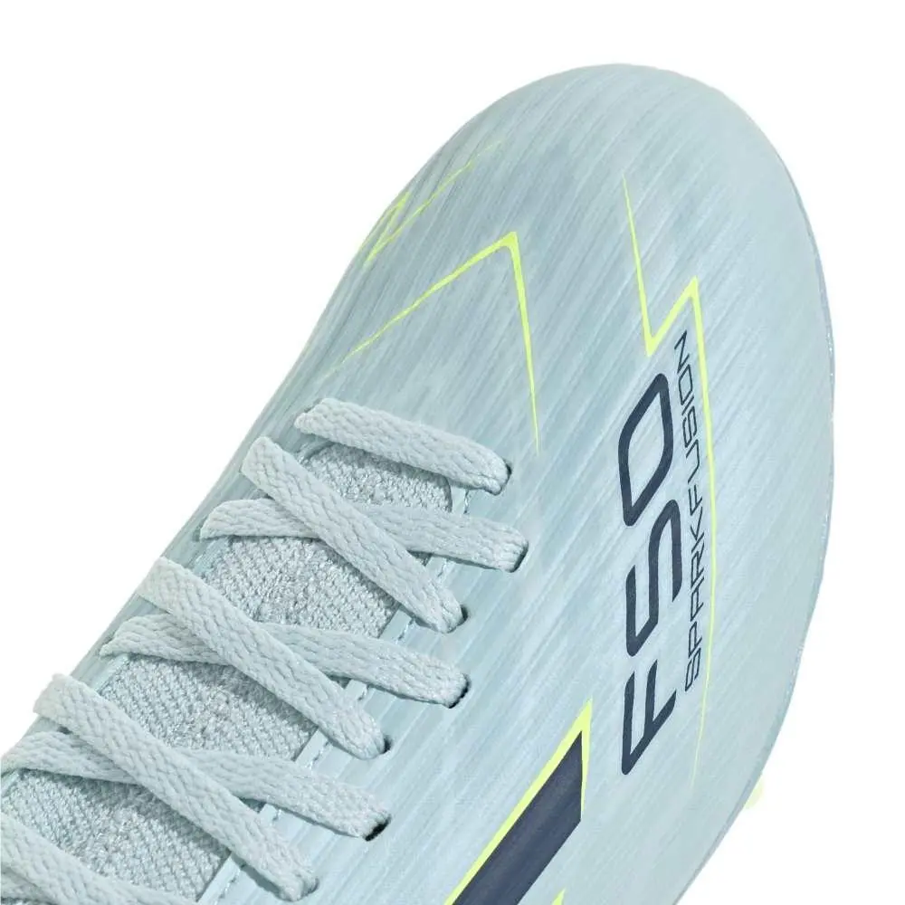 Adidas shoes - adidas F50 Sparkfusion Club Mid Cut Firm Ground  Artificial Groun - JQ4585 - Blue 13