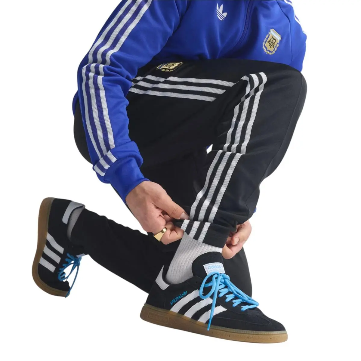 Adidas clothing - Argentina Track Suit - Argentina Track Suit - Blue & Black 10