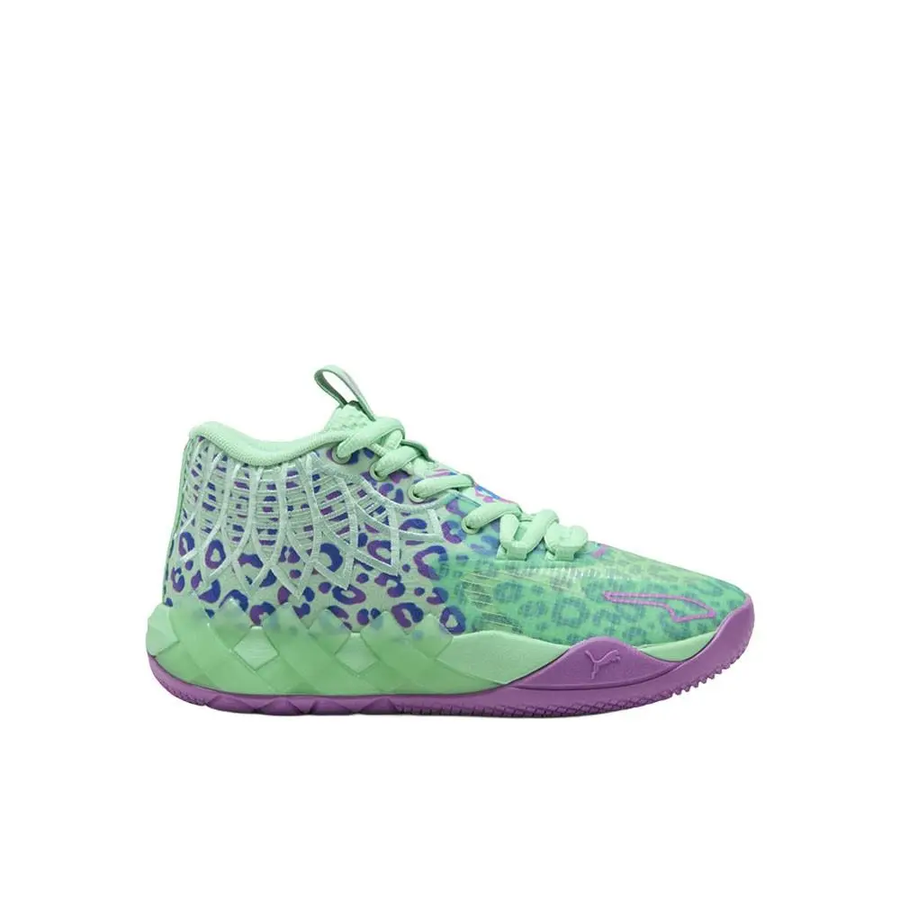 Puma shoes - PUMA  X Lamelo Ball Mb.01 Alien Safari Basketball  Youth - 31160401 - Green 5