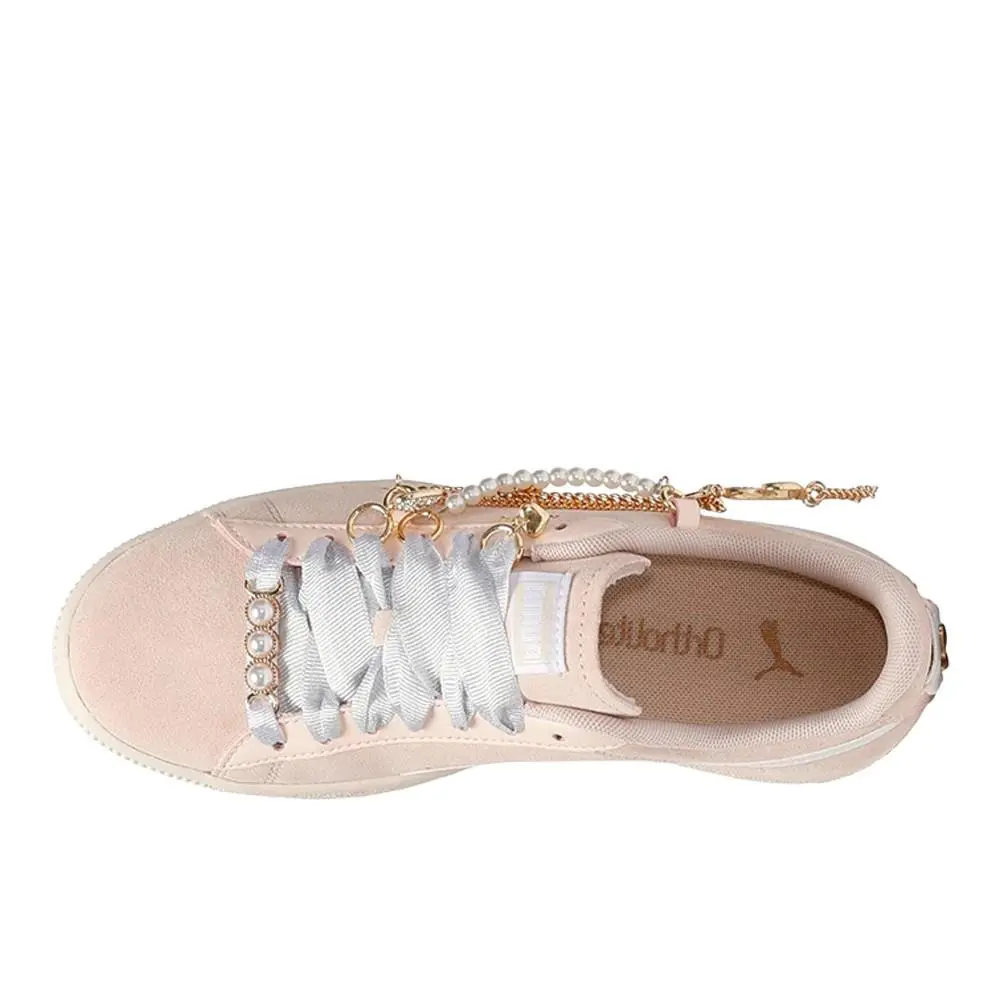 Puma shoes - PUMA Clyde Charm Lace Up - 40591201 - Pink 10