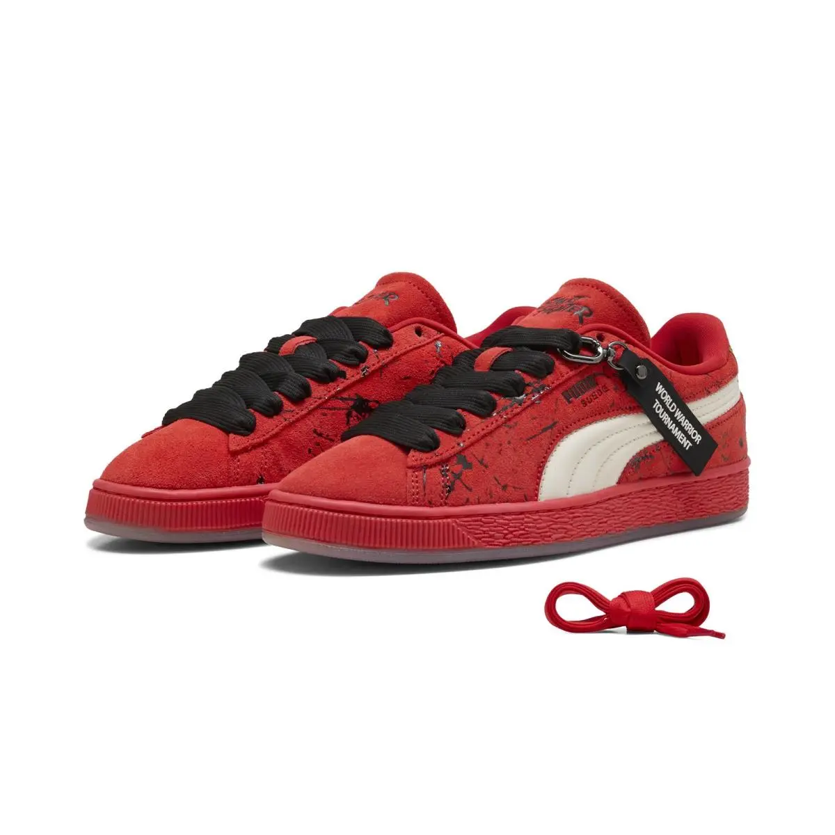 Puma shoes - Puma Suede Street Fighter Ken - 41064601 - Red 3