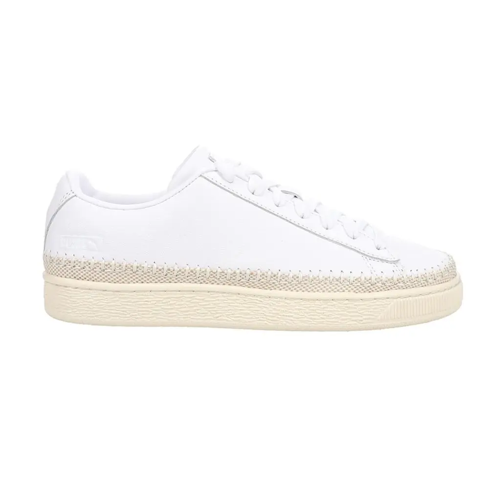 Puma shoes - PUMA Basket Trim Seaside Drills Lace Up - 40085401 - White 5