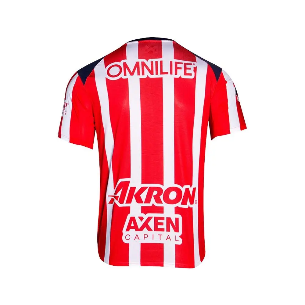 Puma clothing - PUMA Chivas Home Promo 2526 Collared Short Sleeve Soccer Jersey - 70689601 - Red 5