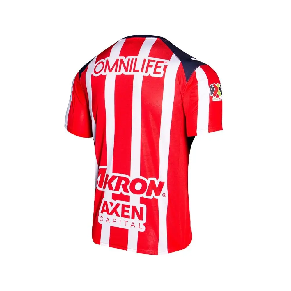Puma clothing - PUMA Chivas Home Promo 2526 Collared Short Sleeve Soccer Jersey - 70689601 - Red 7