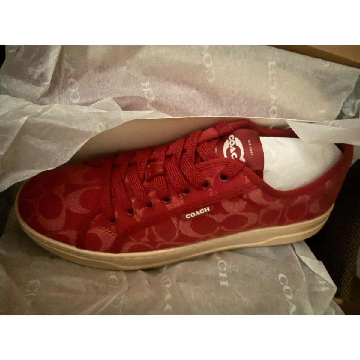 Coach shoes - Coach Monogram - Monogram - CDE35 - Red 6