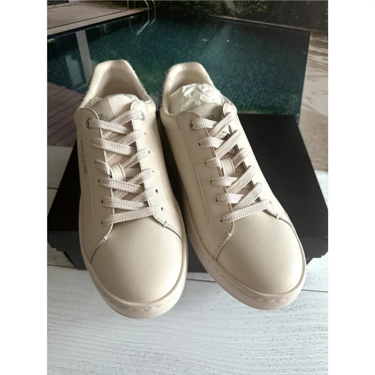 Coach shoes - Coach Clip - Clip - pvc/White 3