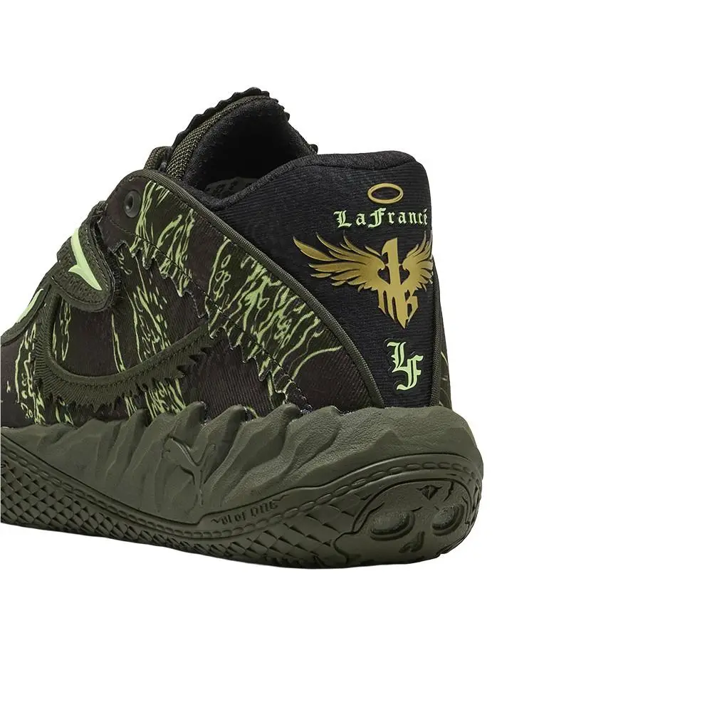 Puma shoes - PUMA Mb.05 Camo Lace Up Basketball  Youth - 31280101 - Green 13
