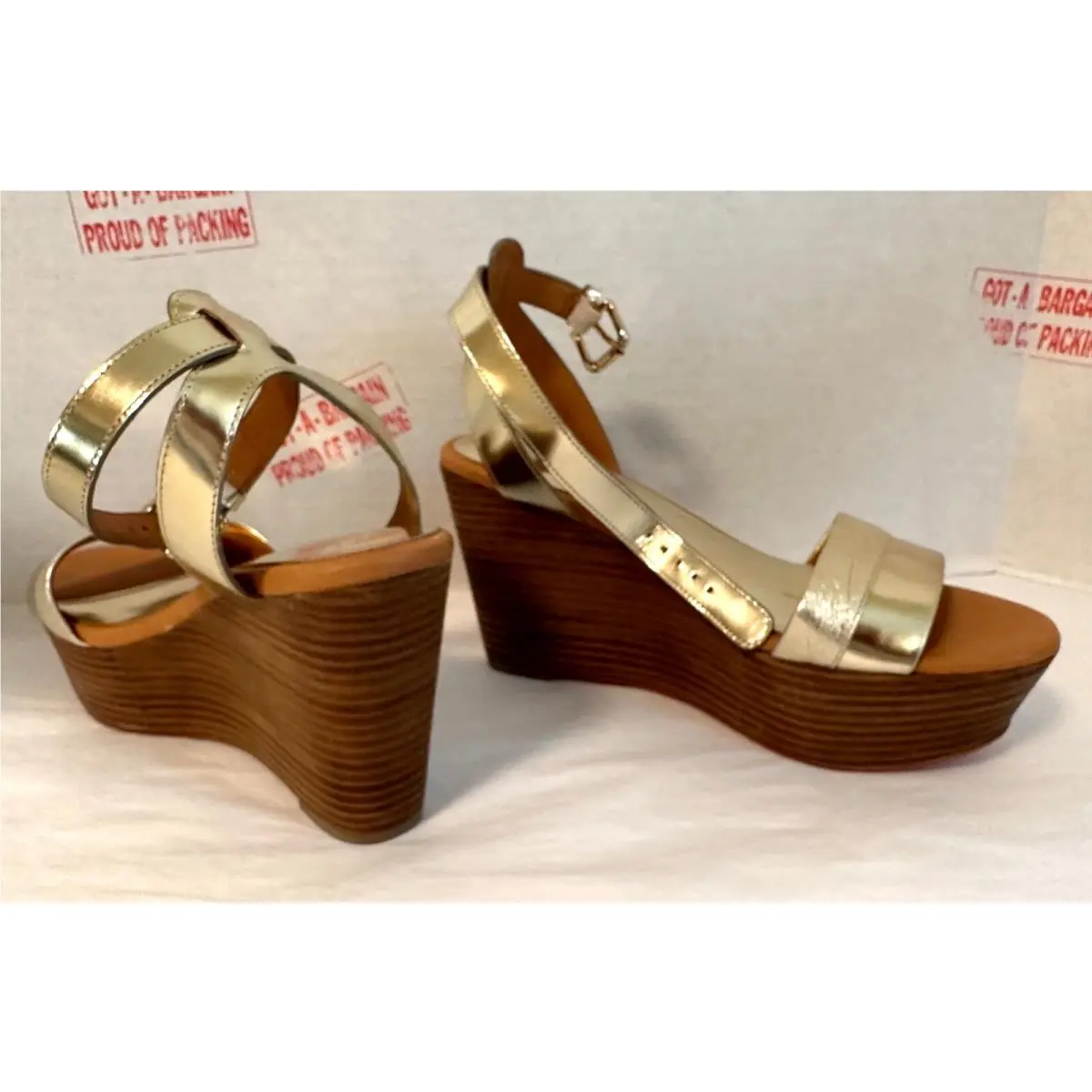 Coach shoes - Open Toe - Open Toe - Gold, Main: gold 2