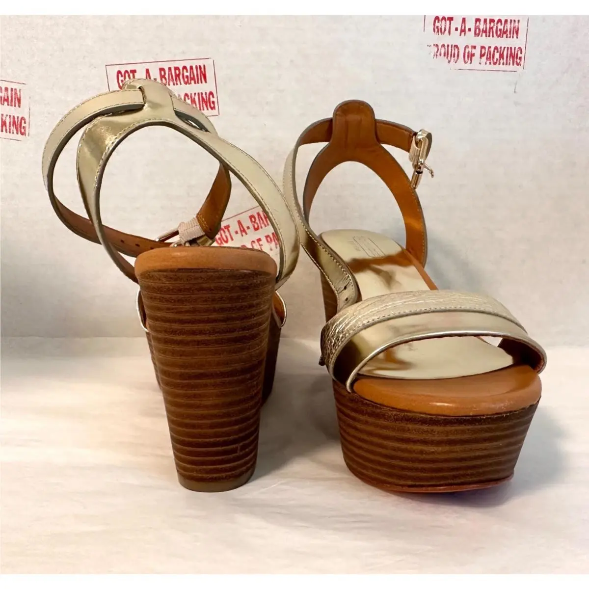 Coach shoes - Open Toe - Open Toe - Gold, Main: gold 4