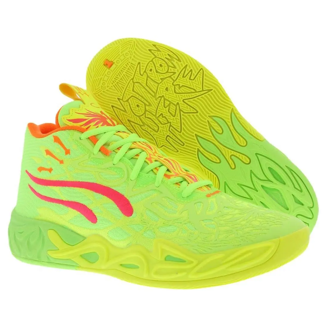 Puma shoes - Yellow Alert/Green Glare, Main: Green 3