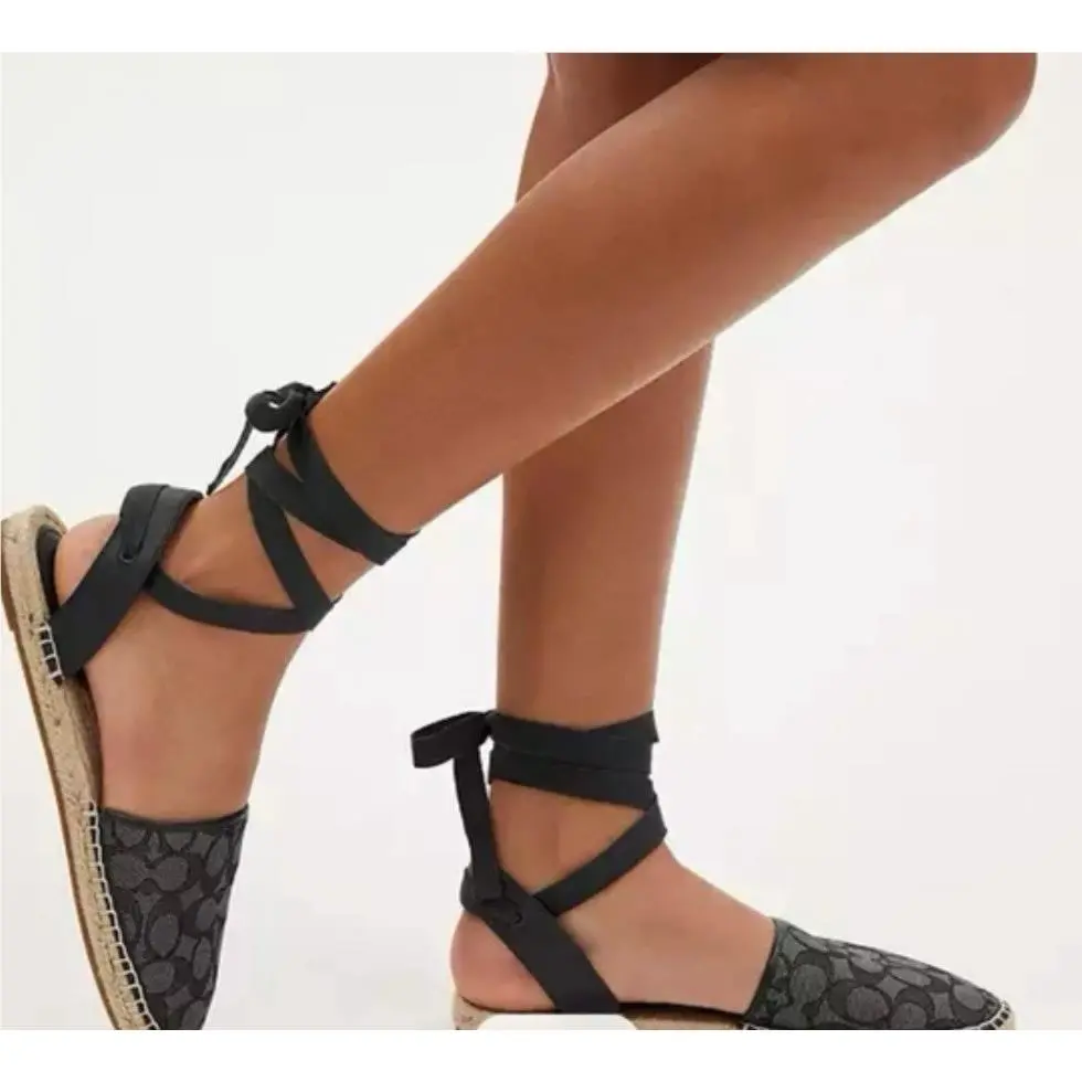 Coach shoes - Coach Connie Espadrille - Connie Espadrille - CT035 - Black/Smoke/Coal (UPC: 0196395295692) 3