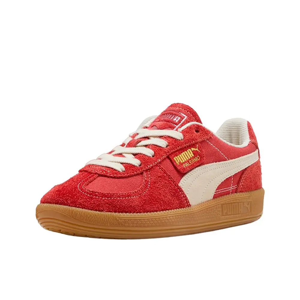Puma shoes - PUMA Palermo Vintage Lace Up - 40078317 - Red 0