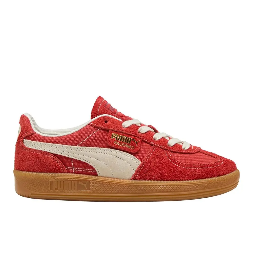 Puma shoes - PUMA Palermo Vintage Lace Up - 40078317 - Red 7