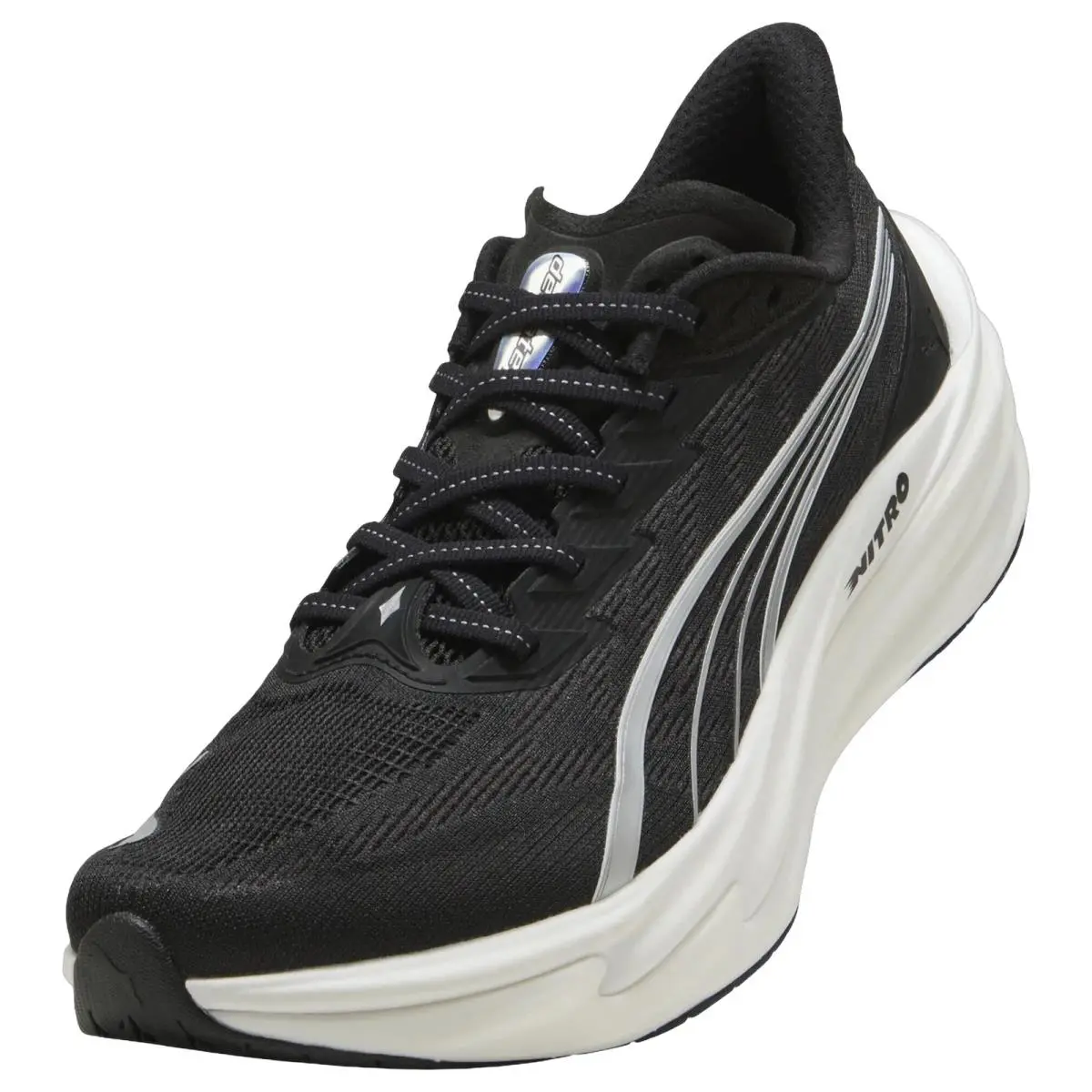 Puma shoes - Puma Deviate NITRO 4 Wide - 312123-01 - Black/White/Silver 3