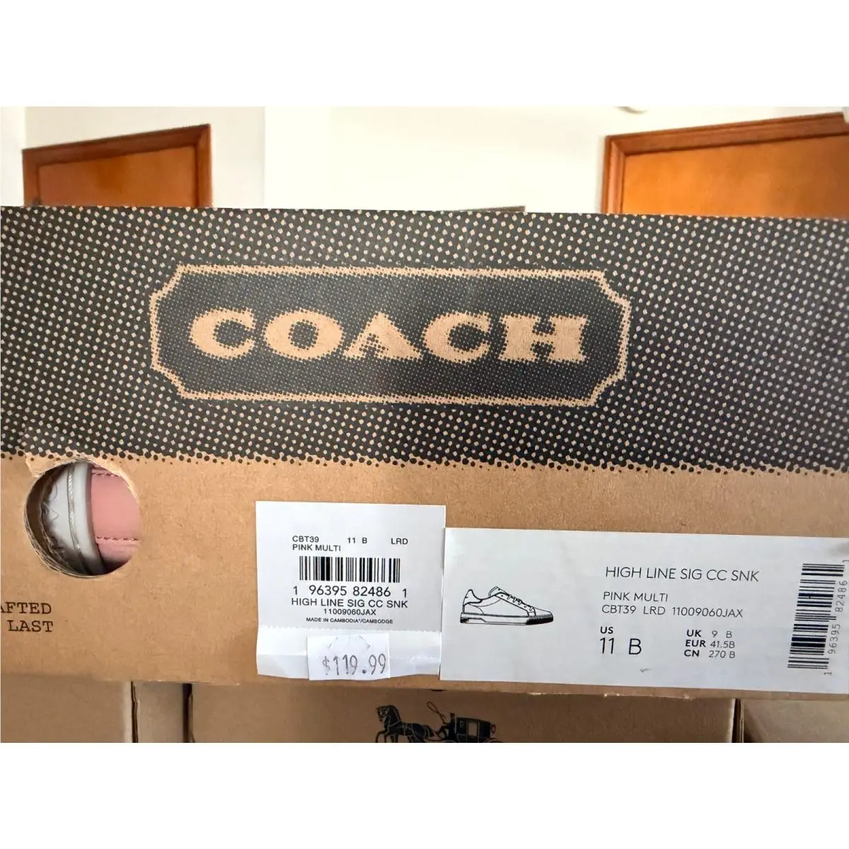 Coach shoes - Coach CBT39 - CBT39 - Pink 5