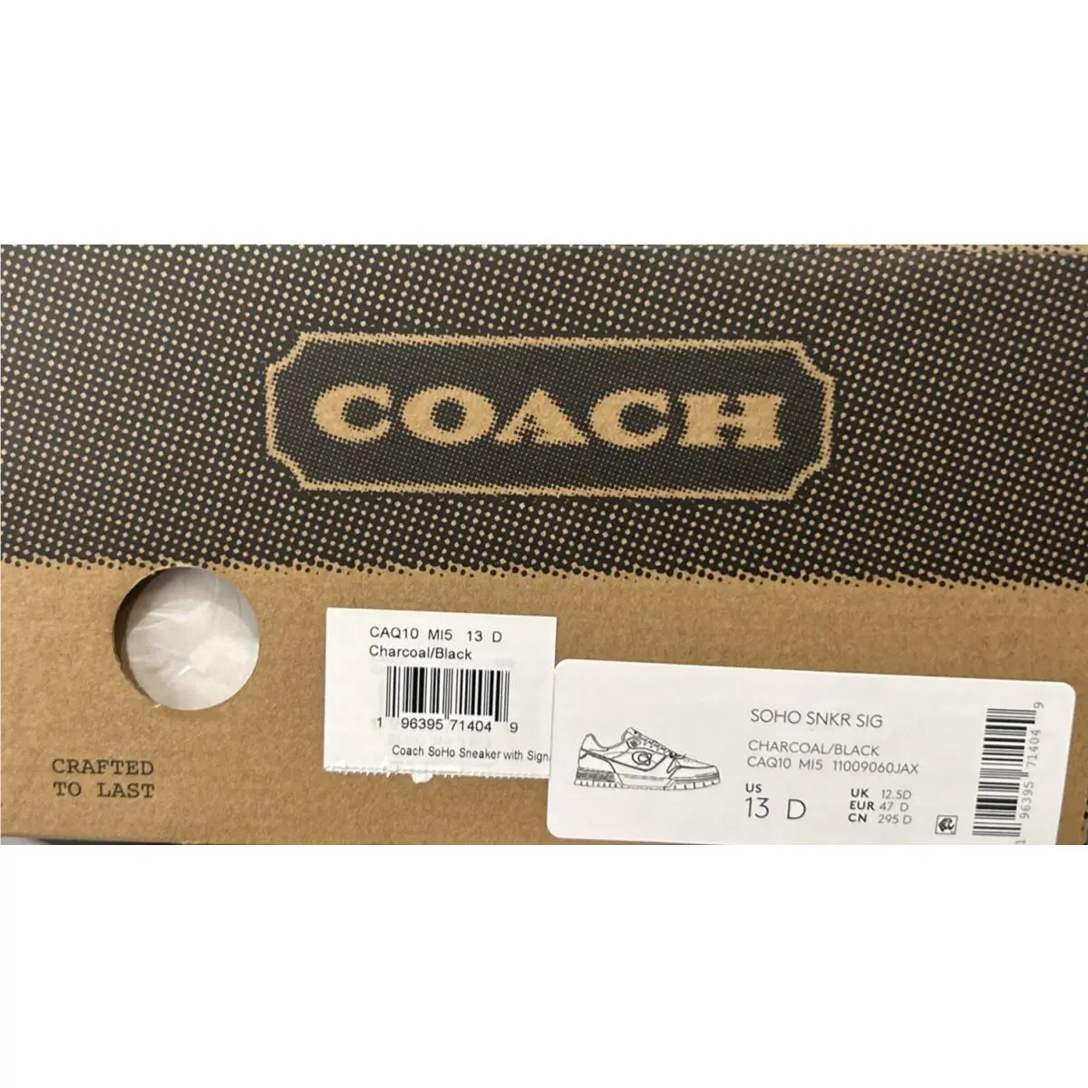 Coach shoes - COACH CAQ10 - Black (UPC: 196395714049) 7