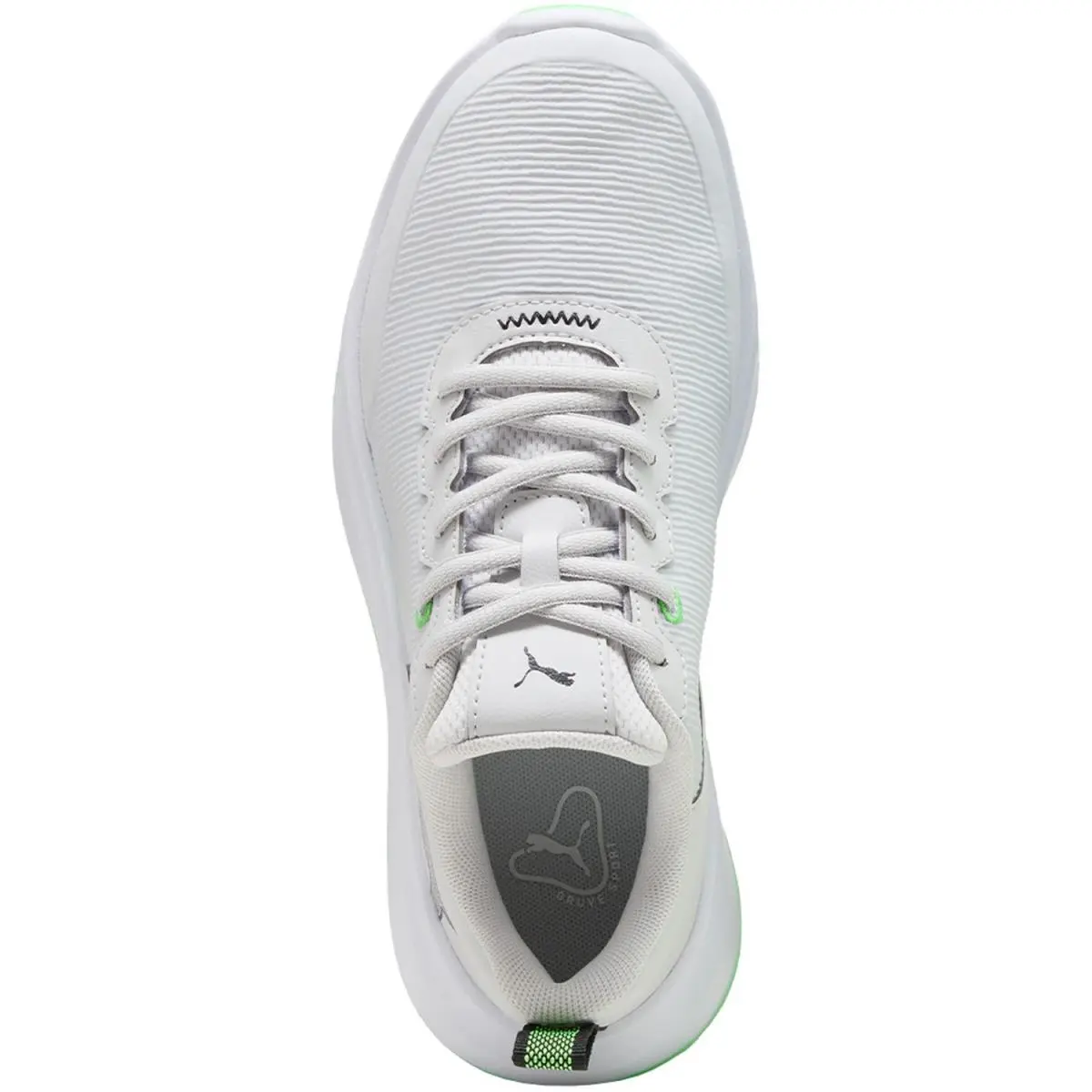 Puma shoes - Gruve - Gruve - Feather Gray/Puma White/Fluro Green 8