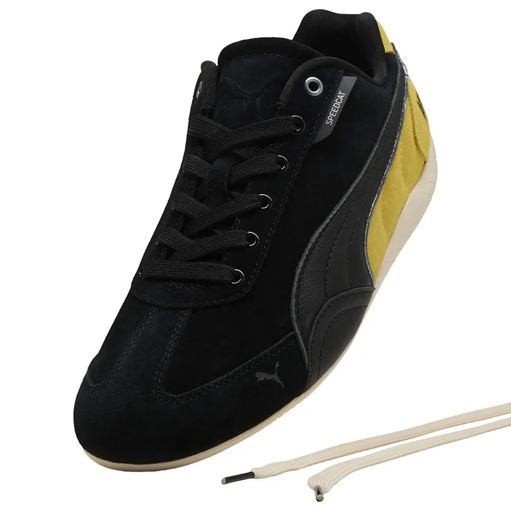 Puma shoes - PUMA Scuderia Ferrari Speedcat Lace Up - 30912501 - Black, Yellow 4