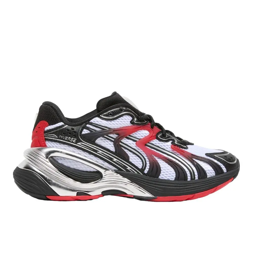 Puma shoes - PUMA Inverse Pumatechx Lace Up - 40526301 - Black, Red, Silver, White 5