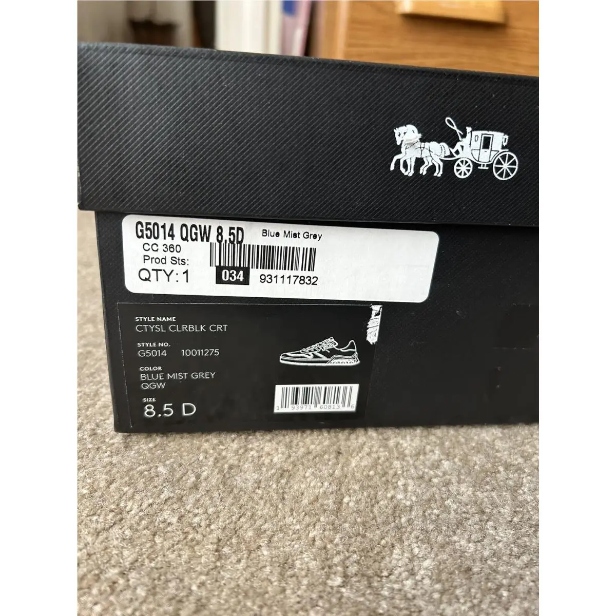 Coach shoes - Coach Citysole Court - Citysole Court - G5016 - Blue Mist Grey 8
