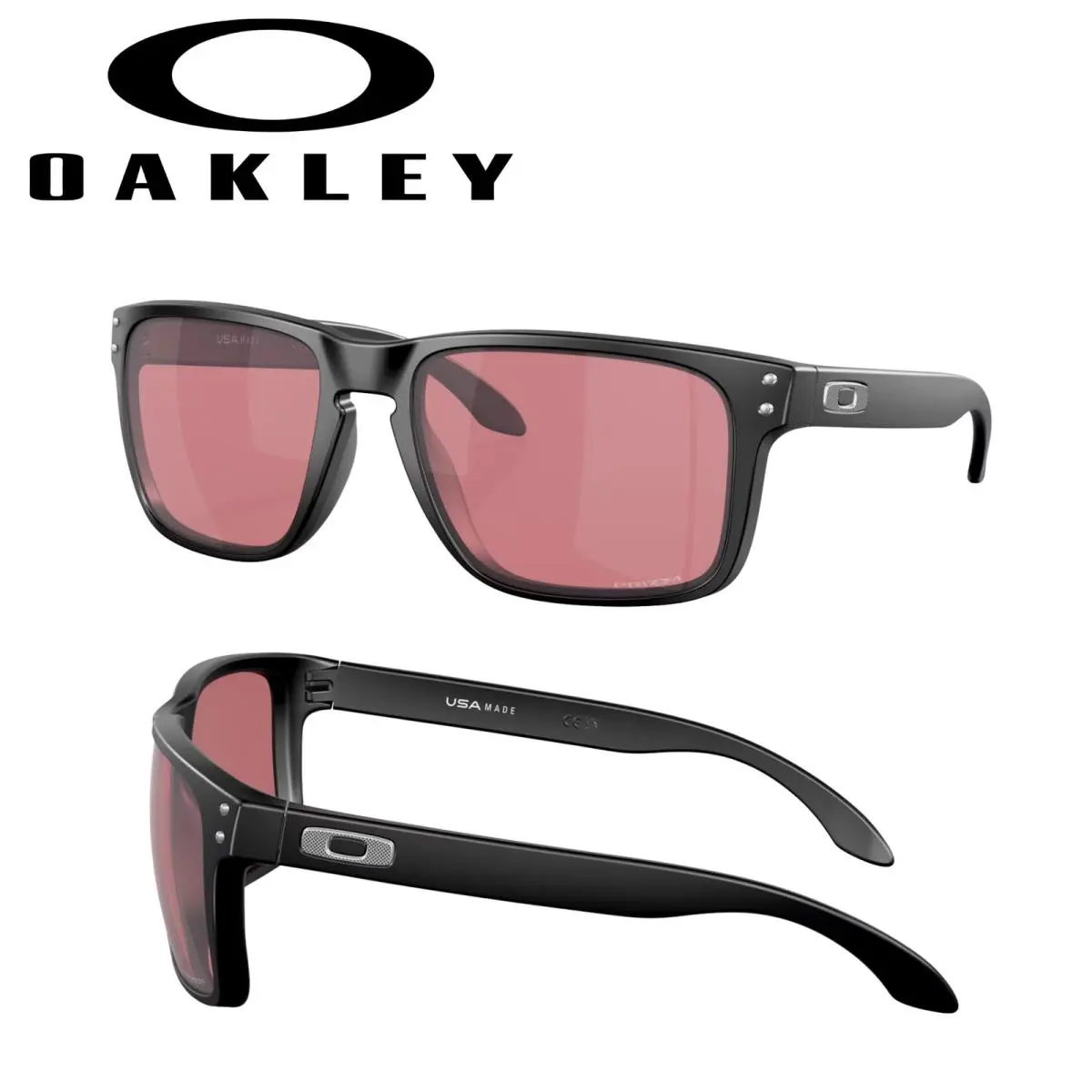 Holbrook XL Matte Black / Prizm Dark Golf Lens by Oakley