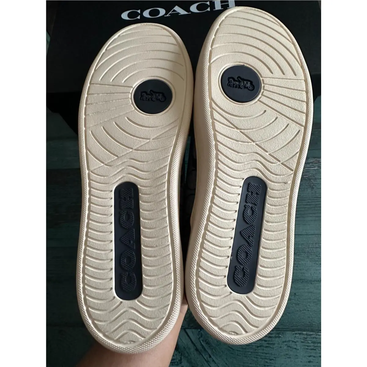 Coach shoes - Coach Clip Chambray Low Top - Midnight Navy (UPC: 0195031429774) 2