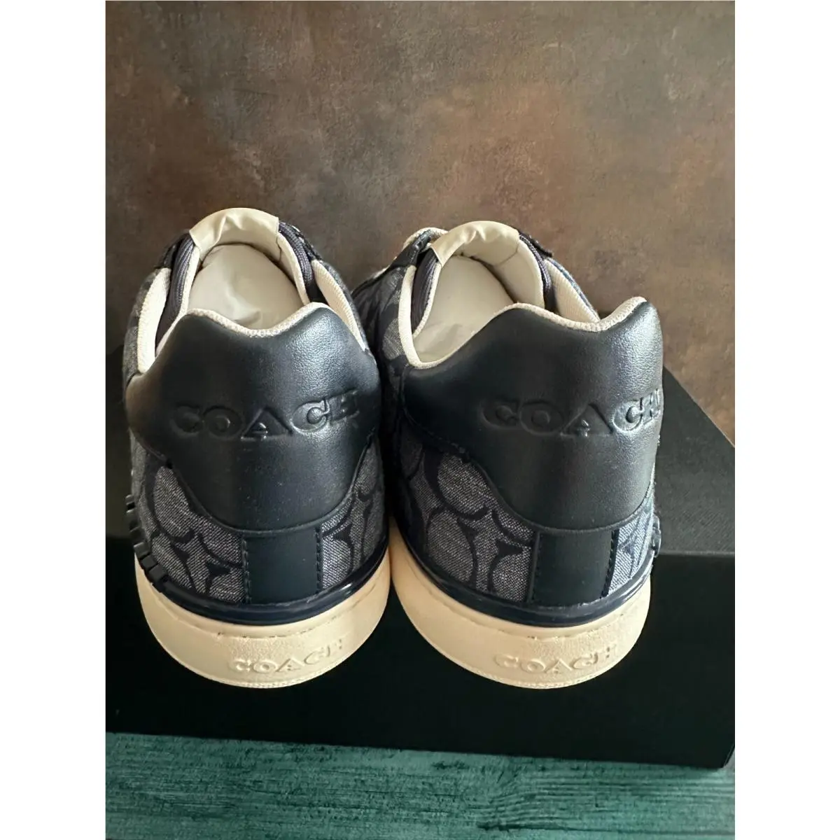 Coach shoes - Coach Clip Chambray Low Top - Midnight Navy (UPC: 0195031429774) 3