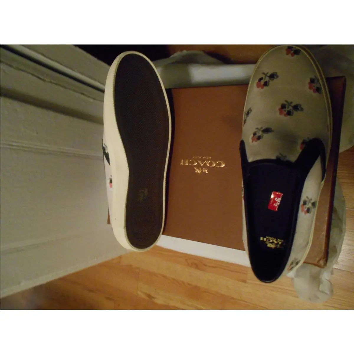 Coach shoes - coach shoes - shoes - coach shoes - chrissy floral ivory (UPC: 888542549023) 2