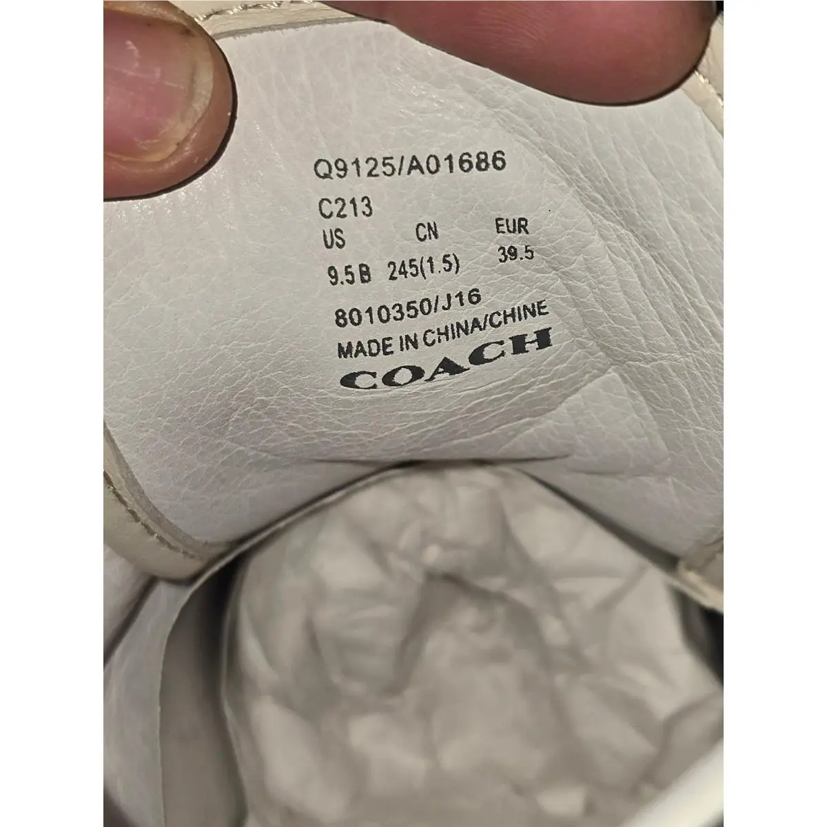 Coach shoes - Cream 3