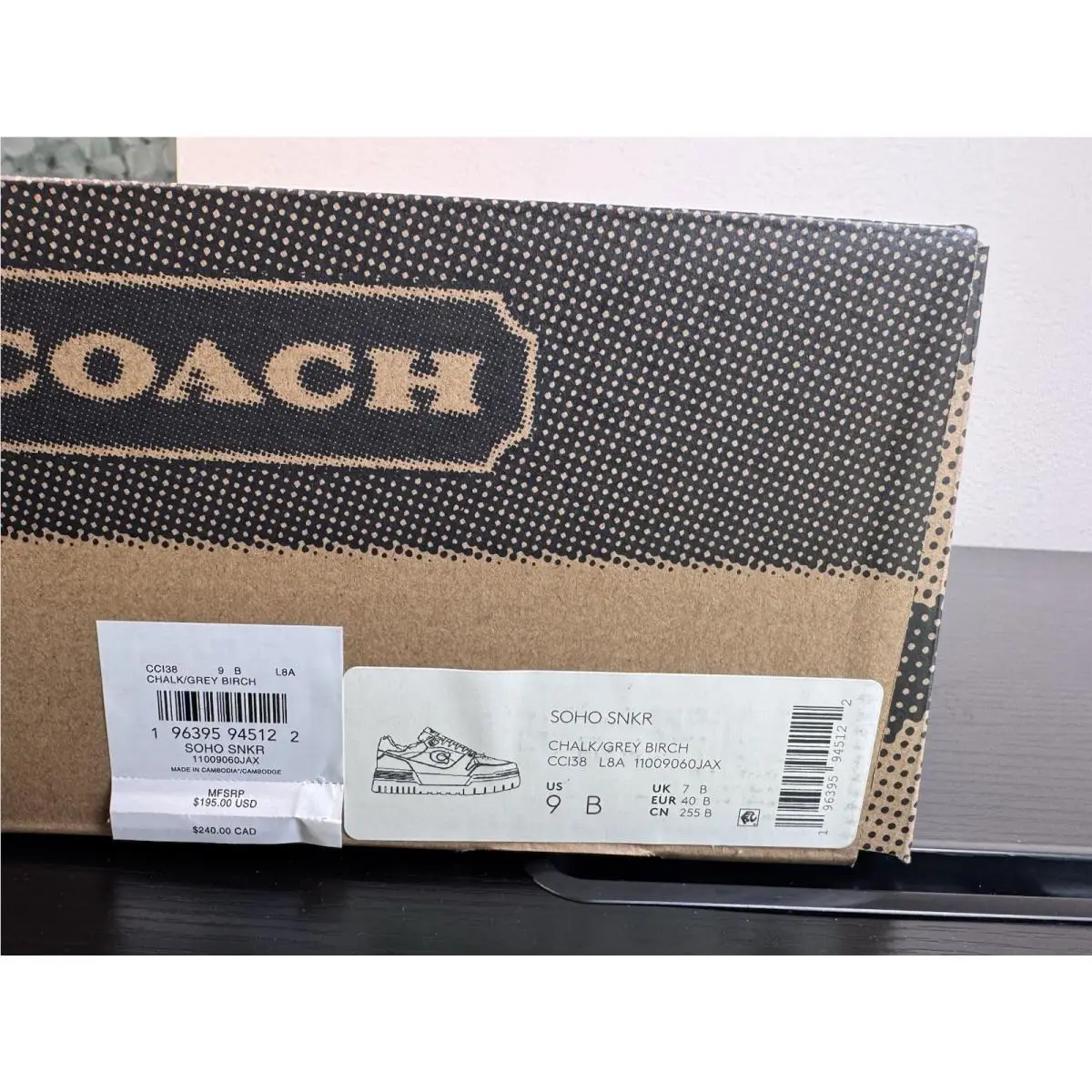 Coach shoes - CCI38 - Chalk/Grey Birch (UPC: 0196395944996) 7