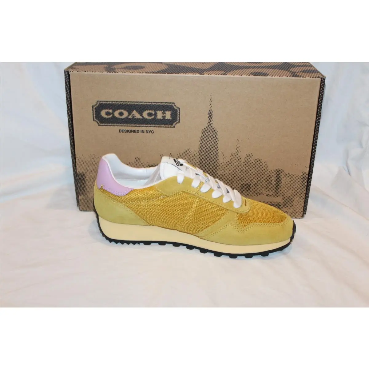 Coach shoes - COACH LOGO RUNNER - LOGO RUNNER - YELLOW PURPLE 3