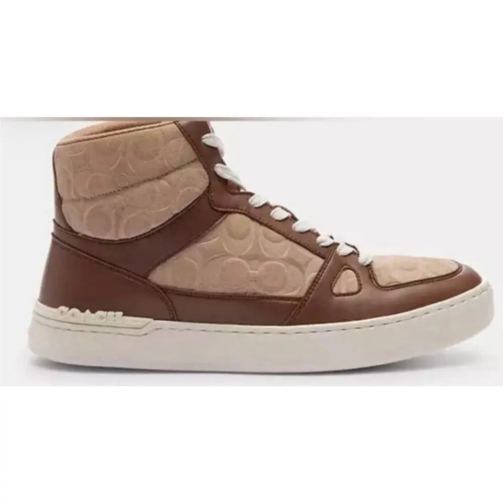 Coach shoes - COACH CN323 Clip Court - Clip Court - Taupe/Brown (UPC: 0196395096220) 0