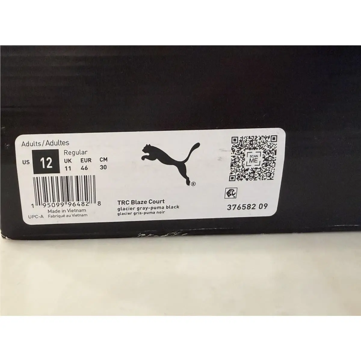 Puma shoes - PUMA TRC Blaze Court - TRC Blaze Court - 376582-09 - Black 1