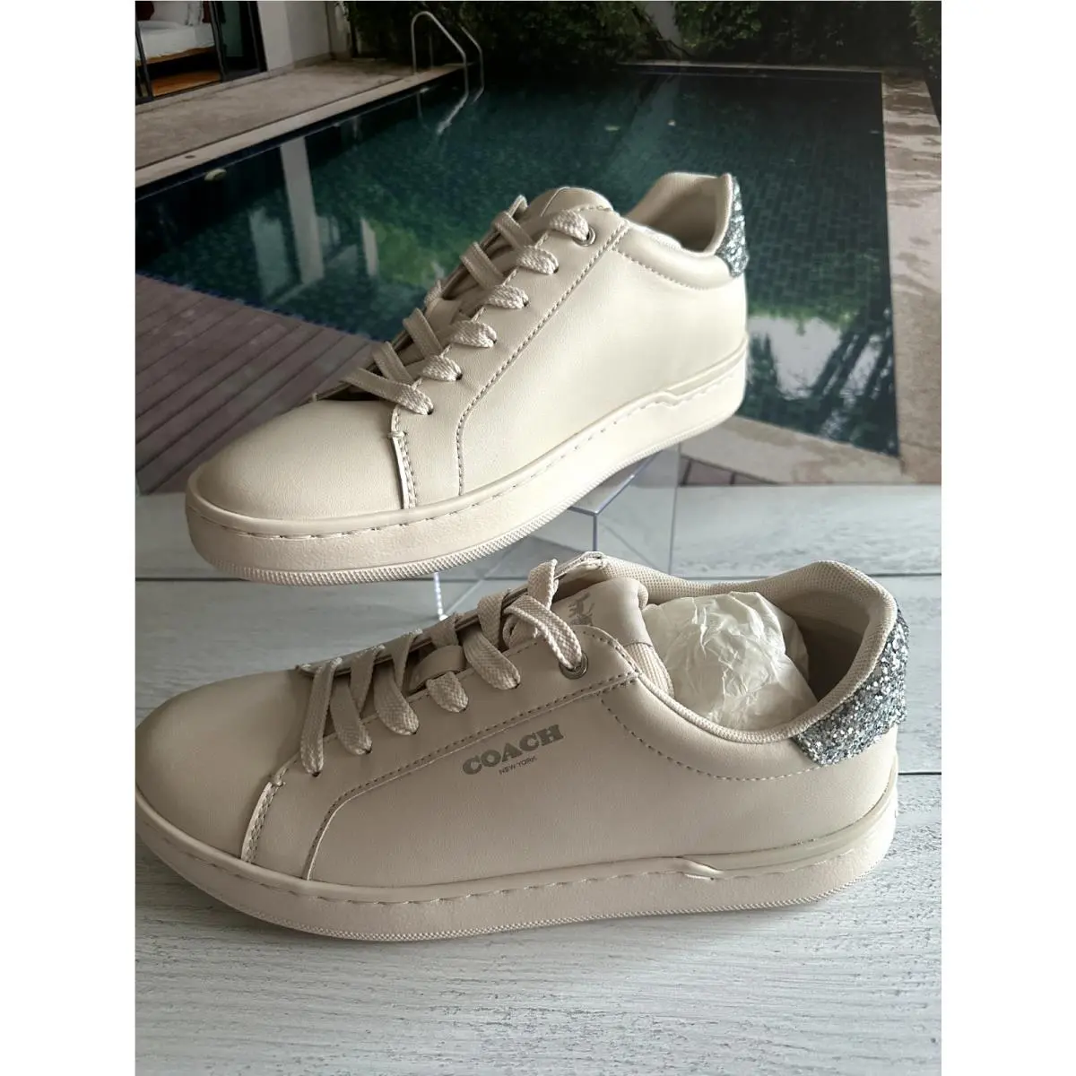 Coach shoes - Coach Clip - Clip - pvc/White 2
