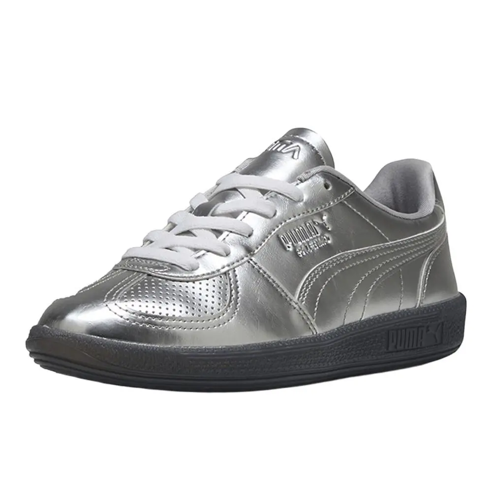Puma shoes - PUMA Palermo Astro Escape Metallic Lace Up - 40045001 - Silver (UPC: 197673449783) 0
