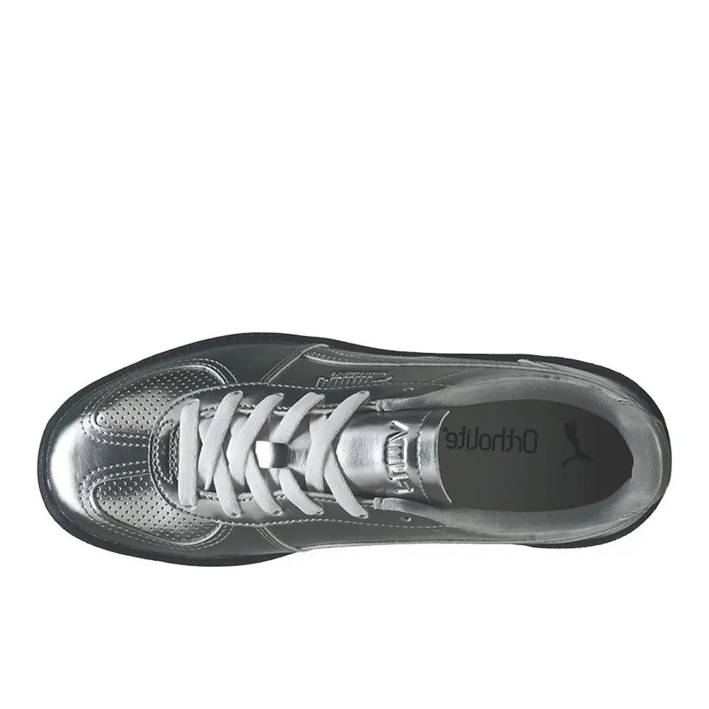 Puma shoes - PUMA Palermo Astro Escape Metallic Lace Up - 40045001 - Silver (UPC: 197673449783) 2