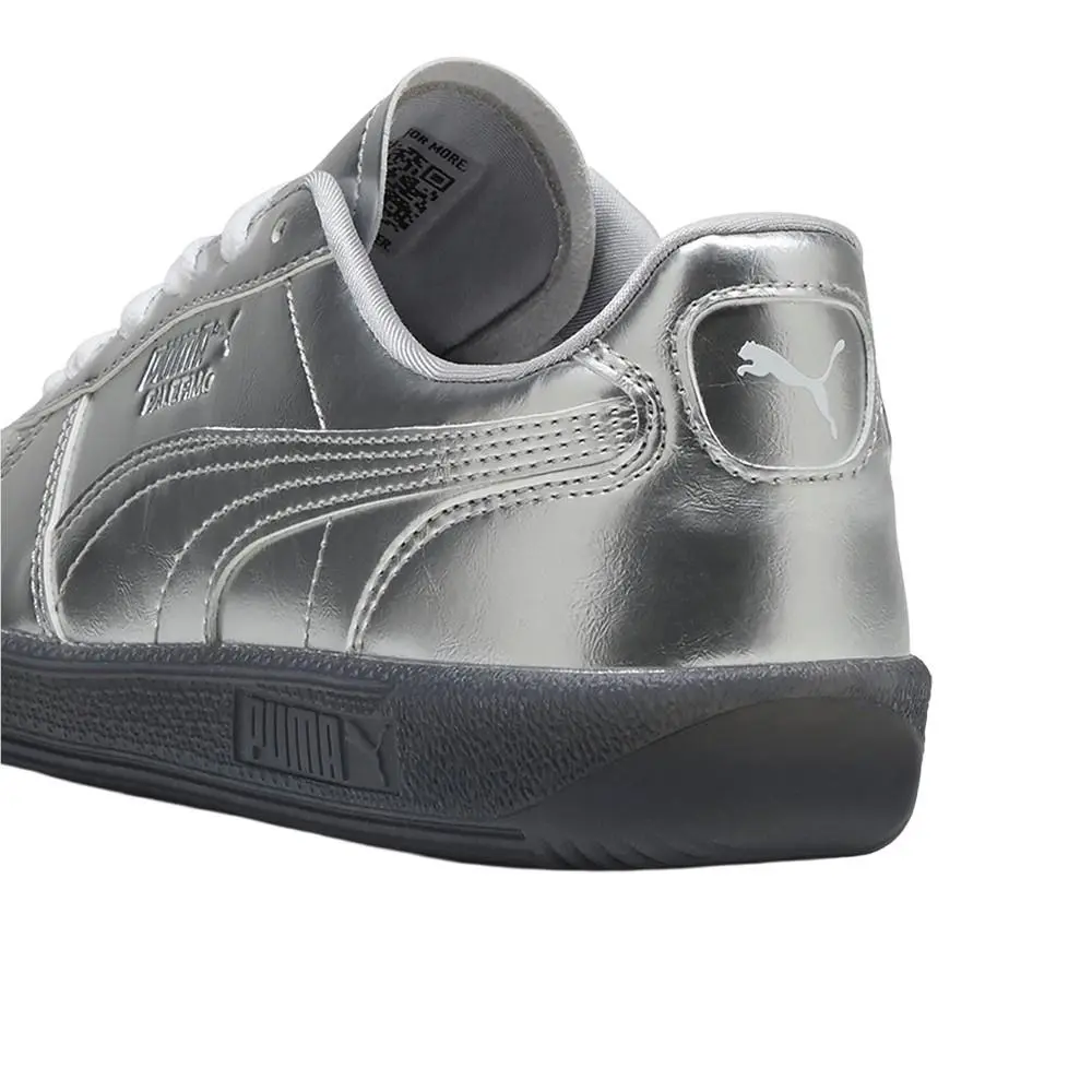 Puma shoes - PUMA Palermo Astro Escape Metallic Lace Up - 40045001 - Silver (UPC: 197673449783) 5